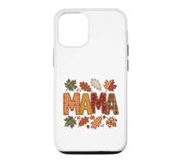 Carcasa para iPhone 12/12 Pro Fall Mama Patchwork Style Hojas de otoño Calabaza