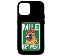 Carcasa para iPhone 12/12 Pro Familia de Fuentes Key West Florida Rooster Chicken Mile Zero Marker
