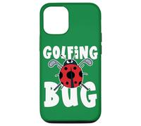 Carcasa para iPhone 12/12 Pro Family Golf Tour Golfing Bug Cita Divertida Ladybug Golfer