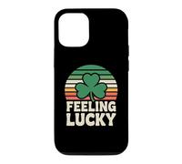 Carcasa para iPhone 12/12 Pro Feeling Lucky Retro Casino Humor St Patricks Day Vibes