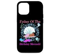 Carcasa para iPhone 12/12 Pro Fiesta de Sirenas de Padre de cumpleaños para papá Negro