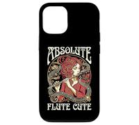 Carcasa para iPhone 12/12 Pro Flautista Flautista Flauta Absoluta Lindo Jugador Chica Músico