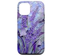 Carcasa para iPhone 12/12 Pro Flor Silvestre Lavanda púrpura Floral