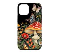 Carcasa para iPhone 12/12 Pro Flora Botánica Seta Amanita Naturaleza