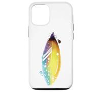 Carcasa para iPhone 12/12 Pro Floral Feather For Spring and Summer Cute Surf Beach Graphic