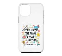 Carcasa para iPhone 12/12 Pro For I Know The Plans I Have For You Christian Back To School