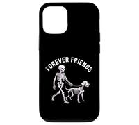Carcasa para iPhone 12/12 Pro Forever Friends - Perro de Esqueleto para
