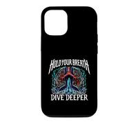 Carcasa para iPhone 12/12 Pro Freediver Scuba Hold Your Breath Dive Deeper