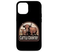 Carcasa para iPhone 12/12 Pro Fresh Farm Milk Dairy Cow Calf Animal Cattle Farmer