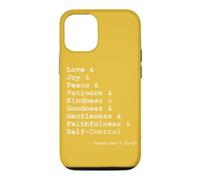Carcasa para iPhone 12/12 Pro Frutas del Espíritu Palabras