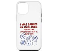 Carcasa para iPhone 12/12 Pro FUI Prohibido en Las Redes sociales (Declaración de teoría de la conspiración)