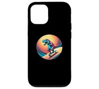Carcasa para iPhone 12/12 Pro Fun Dinosaur Skateboarder Skater Design