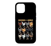 Carcasa para iPhone 12/12 Pro Funny Backyard Chickens of The World