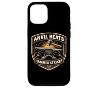 Carcasa para iPhone 12/12 Pro Funny Blacksmith Yunque Beats Hammer Strikes Metalsmith Cita