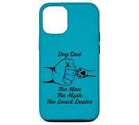 Carcasa para iPhone 12/12 Pro Funny Dog Dad The Man Myth Snack Dealer
