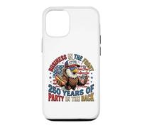 Carcasa para iPhone 12/12 Pro Funny Eagle Mullet 4 de Julio Hotdog y Cerveza