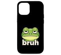 Carcasa para iPhone 12/12 Pro Funny Frog Face Meme Bruh Froggy Viral Trendy Boys Memes