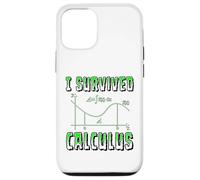 Carcasa para iPhone 12/12 Pro Funny I Survived Calculus Escuela de Matemáticas