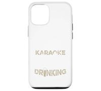 Carcasa para iPhone 12/12 Pro Funny Karaoke Singer Bar Music Lover Singing Drinking Bar