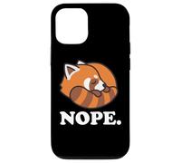 Carcasa para iPhone 12/12 Pro Funny Kawaii Kids Boys Girls Napping Nope Red Panda Lover