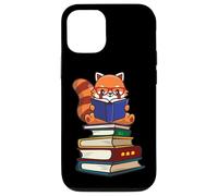 Carcasa para iPhone 12/12 Pro Funny Kawaii Kids Read Books Red Panda Lover