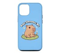 Carcasa para iPhone 12/12 Pro Funny Kids Kawaii Meme Chill Rage Consumes Me Capybara Vibes