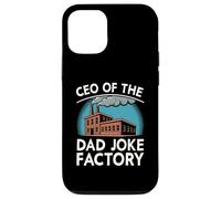 Carcasa para iPhone 12/12 Pro Funny Mens Joke Fathers Retro CEO de The Dad Joke Factory
