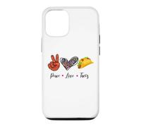 Carcasa para iPhone 12/12 Pro Funny México Peace Love Tacos Souvenir Mexican Travel Latinx