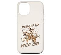 Carcasa para iPhone 12/12 Pro Funny Mom Tiger Riding. Western Cowboy Mama of The Wild One