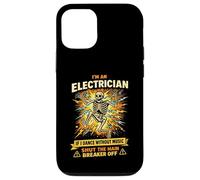 Carcasa para iPhone 12/12 Pro Funny Shut The Main Breaker Off Electrician Humor