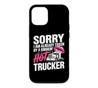 Carcasa para iPhone 12/12 Pro Funny Truckers Esposa Camionero Caliente Novia Camionero Conductor