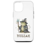 Carcasa para iPhone 12/12 Pro Funny Wizard Frog Huzzah Meme Fantasy Humor Cottagecore