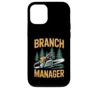 Carcasa para iPhone 12/12 Pro Funny Woodworker Logger Branch Manager Arborist Lineman Work