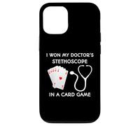 Carcasa para iPhone 12/12 Pro Gané el Estetoscopio de mi médico en un Juego de Cartas