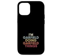 Carcasa para iPhone 12/12 Pro Garfield Name Garfield Personalized Name First Given