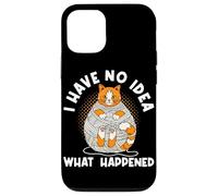 Carcasa para iPhone 12/12 Pro Gato Divertido, no Tengo ni Idea de lo Que pasó, la dueña de Yarn Cat, Kitty