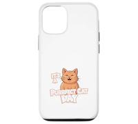 Carcasa para iPhone 12/12 Pro Gato Divertido Purrfect Cat Day Amante de los Gatos