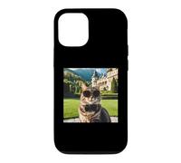 Carcasa para iPhone 12/12 Pro Gato en el Castillo de Peles