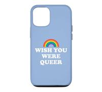 Carcasa para iPhone 12/12 Pro Gay Pride Wish You were Queer Pride Rainbow LGBTQ Lesbian
