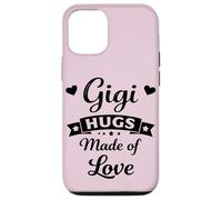Carcasa para iPhone 12/12 Pro Gigi Hugs Made of Love - Abuela Favorita de los Nietos Retro