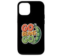 Carcasa para iPhone 12/12 Pro Go Beans Go Vegan Power Plant Foods Lover Healthy Life