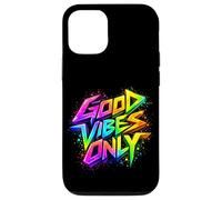 Carcasa para iPhone 12/12 Pro Good Positive Graffiti Vibes Quotes Colorful Splach Colors
