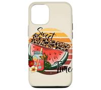 Carcasa para iPhone 12/12 Pro Gráfico de sandía Dulce de Verano, Estilo Retro