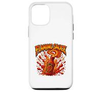 Carcasa para iPhone 12/12 Pro Gráfico Picante de Salsa flameante Inferno Burst