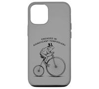 Carcasa para iPhone 12/12 Pro Gráfico significativo de Tomfoolery Penny-Farthing Bullfrog
