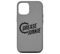 Carcasa para iPhone 12/12 Pro Grease Junkie Monkey Mechanic Tech Garage Repair Engines