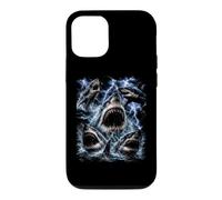 Carcasa para iPhone 12/12 Pro Great White Shark Storm Funny Ocean Animal Marine Graphic