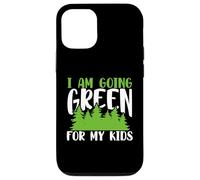 Carcasa para iPhone 12/12 Pro Green Planet Me Estoy volviendo Verde para el Medio Ambiente de mis Hijos