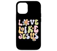 Carcasa para iPhone 12/12 Pro Groovy Love Like Jesus Religious God Christian Graphic