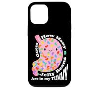 Carcasa para iPhone 12/12 Pro Guess How Many Jelly Beans Are in my Tummy Funny Kawaii